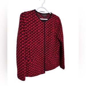 Talbots boucle wool blend jacket